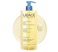 Aceite Limpiador Uriage con Glicerina 25% - 2 en 1: Limpia e hidrata suavemente - Aceite de ducha espumoso para toda la familia - Rostro y cuerpo - Sin jabón, Ph fisiológico, Piel sensible - Sin jabón