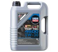 Aceite Liqui Moly Top Tec 4600 5W30 5 Litro para Vauxhall Volvo VW Golf Passat