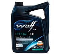 Aceite Lobo Officialtech C2/C3 65629 SAE 5W30 5 Litro para Kia Mazda Mercedes