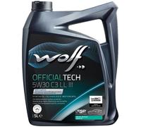 Aceite Lobo Officialtech C3 Ll III 65644 SAE 5W30 5 Litro para Seat Skoda Opel
