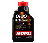 Aceite de motor MOTUL 109761 8100 X-Clean GEN2 5W40 1L