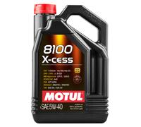 Motul Aceite de motor 8100 X-Cess gen2 5W-40 100% sintético Acea A3/B4 5 L