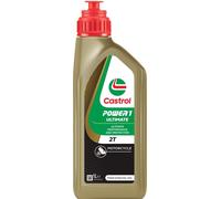 Aceite Lubricante Sintético Motores Moto 2T POWER 1 RACING 1L CASTROL