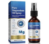 Aceite Magnesio 60ml, Aceite de Magnesio Tópico en Spray, Repone el Magnesio del Cuerpo, Spray de Magnesio Para Dormir, Seguro Y eficaz, Sin Gluten, Ayuda a la Recuperación Muscular