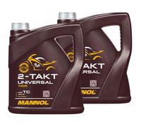 Aceite Mannol 2-Takt Universal Api TC 2x 4 Litro Aprilia Yamaha Suzuki Peugeot