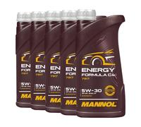 Aceite Mannol 7917 Energía Fórmula C4 5W-30 Acea C4, MB 226.51 , 5x1 Litro