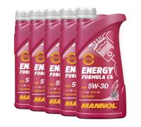 Aceite Mannol 7917 Energía Fórmula C4 5W-30 Acea C4, MB 226.51 , 5x1 Litro
