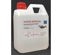 Aceite maquina de coser. Especial Incoloro - Lubricante para Maquinas de Coser y mecanismos varios. 1 Litro (830 gramos)