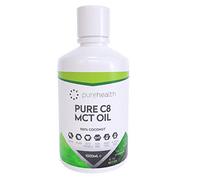 Aceite MCT C8 Puro 100% Coco Keto 1000ml - Botella 1L Formato Ahorro | Aceite MCT C8 premium 100% de coco en botella formato ahorro de 1L para tu energía keto diaria y café bulletproof