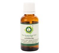 Aceite Meadowfoam | Limnanthes alba | Aceite semilla de meadowfoam | Para piel | Para cabello | 100% puro natural | Prensado en frío | Meadowfoam Oil | 50ml | 1.69oz By R V Essential