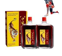 Aceite Médico Red Tiger Ungüento 50ml Aceite Activo Del Tigre Rojo,Aceite de Masaje Para Alivio Del Dolor, Para Esguinces, Lesiones De Tobillo, Cadera Y Piernas (2)