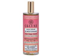 Aceite mediterráneo seco, CUERPO CARA CORPORAL, argán orgánico, aguacate, nutre hidrata, regenera y protege su piel, sin silicona, 99.5% natural, spray 100 ml.