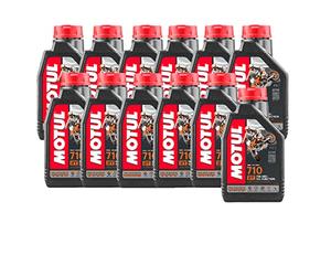 Aceite Mezcla 710 2T sintético 12 litros (12 x 1 lt)