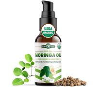 Aceite Moringa 100% puro orgnico para las uas del cabello y la piel seca - Origen nico certificado por el USDA Moringa Oleifera Semillas Extracto