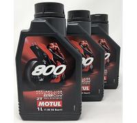 Aceite Moto 2T - 104041 Motul 800 2T Factory Line Road Racing, 3 Litros (3x1 lt)