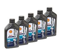 Aceite Moto 4T Shell Advance Ultra sintético 15W50 5 l