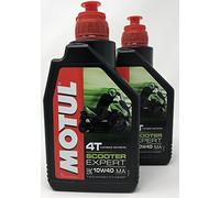 Aceite Moto - Motul Scooter Expert 4T 10W-40, 2 litros (2x1 lt)