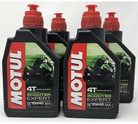 Aceite Moto - Motul Scooter Expert 4T 10W-40, 4 litros (4x1 lt)