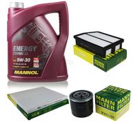 Aceite Motor 5L MANNOL 5W-30 Combi LL+MANN-FILTER Filtro Para Hyundai IX35 LM