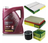 Aceite motor 5L mannol 5W-30 Combi Ll + Mann+Hummel para Hyundai Accent II LC