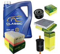 Aceite Motor 5L MANNOL Classic 10W-40 + MANN-FILTER Para Renault Laguna II BG0/1