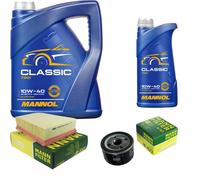 Aceite Motor 6L MANNOL Classic 10W-40 + MANN-FILTER Para Renault Megane II BM0/1