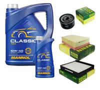 Aceite Motor 6L MANNOL Classic 10W-40 + MANN-FILTER Para Renault Scénic II JM0/1