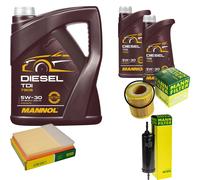 Aceite motor 7L mannol Diesel Tdi 5W-30 + Mann-Filter para BMW 6er Cabriolet F12