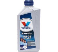 Aceite Motor Lubricante Coche Sintético De Calidad Synpower Fe 5W-30 1L Valvolin