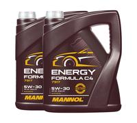 Aceite Motor MANNOL 7917 Energy Formula C4 5W-30 ACEA C4 MB 226.51, 2x5 L