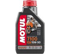 Aceite Motor Moto MOTUL 7100 4T 15W50 100% Sintético Ester Jaso MA2 - 1 Litro Lt