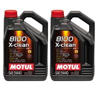 Aceite Motor Motul 8100 X-Clean Acea C3 5 W-40, 10 L