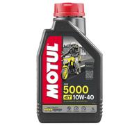 Aceite Motor Original Motul 5000 10W40 4 Tiempos Hc-Tech Semi Sintético 1 Litro