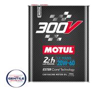 Aceite MOTUL 300V 24H Le Mans 20W-60 Ester Core 2LT Car Racing Coche de Carreras