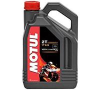 Aceite Motul 710 2T 100% Sintético Botella 4Lt Litros Mezcla Vespa Zip Scarabé
