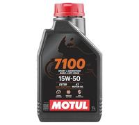 Aceite Motor Moto MOTUL 7100 4T 15W50 100% Sintético Ester Jaso MA2 - 1 Litro Lt