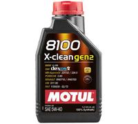 ACEITE MOTUL 8100 X-CLEAN GEN2 5W40 AUTO EURO 4, 5 Y 6 A GASOLINA Y DIÉSEL