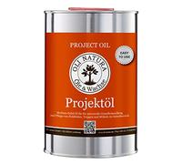 Aceite OLI-Natura Project para uso en interiores (especialmente para muebles, parquet y escaleras de madera), 1 litro, teca
