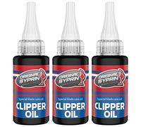 Aceite original de Syprin para cortadoras de pelo, cortadora de pelo, recortador de afeitar, aceite de cabeza de afeitar, herramientas de peluquería 3x