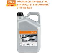ACEITE ORIGINAL STIHL SYNTH PLUS 5L NÚMERO STIHL 0781 516 2002