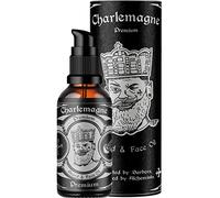 Aceite para Barba Charlemagne - Vegano Aroma Lima Menta - Desarrollado por barbero - Hombres - Natural para el Cuidado - Beard Oil