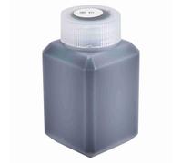 Aceite para bordes de cuero, botella de plástico de 60 ml, herramienta manual de sellado de bordes de cuero para manualidades, disponible en siete colores, transparente, negro, (Negra)