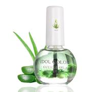 Aceite para cutículas con flores secas, aceite para fortalecer las uñas con flores, aceites orgánicos y vitamina E, aceite para el cuidado de las uñas de las manos