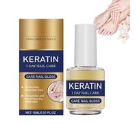 Aceite para cutículas de queratina, 3 días, endurecedor, hidratante para uñas débiles/dañadas, cuidado de la cutícula para fortalecer las uñas de los pies/uñas (15 ml) (1 unidad)