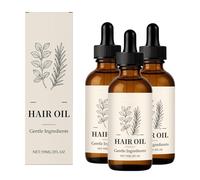 Aceite para el cabello - Aceite vegetal para el cuero cabelludo con té de hierbas - Cuidado diario ligero para cuero cabelludo seco y bordes del cabello - Fórmula vegetal para todo tipo de cabello