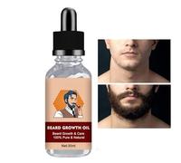 Aceite para el crecimiento de la barba - Crecimiento del cabello del bigote y aceite natural para la barba,Aceite para barba para hombres, humectante para barba, 30 ml Haga crecer una barba más