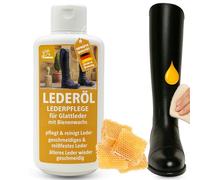 Aceite para el cuero I Grasa para el cuero incoloro I Grasa para el cuero liso l Bálsamo para el cuero I Limpiador I Cuidado del calzado Cera de abejas cuero Sofá Coche Coche Silla de montar 500ml