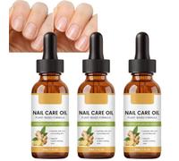 Aceite para el cuidado de la cutícula y aceite de crecimiento de uñas con jengibre: fórmula vegetal, hidratante y nutritiva para uñas más fuertes, cutículas saludables y fortalecimiento más seco y