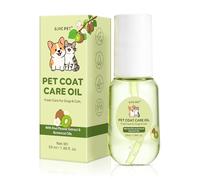 Aceite para el Cuidado del Pelaje de Perros y Gatos con Semilla de Kiwi y Oliva | Sérum Fortificante Anti-Rotura y Antiestático, Nutrición para Pelo Seco y Frágil, Desenredante y Brillo Natural, 55 ml