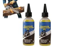 Aceite para motosierra de 100 ml, lubricante para cadena con protección anticorrosión, antisalpicaduras, lubricante de larga duración para motosierras eléctricas y de gasolina.